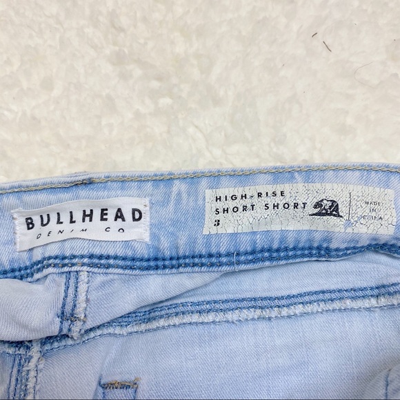 Bullhead Denim High Waisted Shorts - Picture 4 of 4